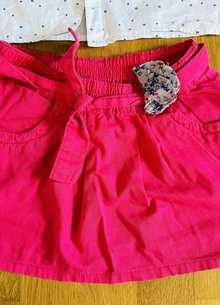 Дуже гарна котонова спідничка з поясом