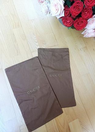 Gucci пыльник мешок для одежды для обуви для сумки сумочка коричневый чехол оригинал гуччи