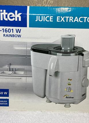 Соковижималка vitek vt-1600 reinbow 250 w