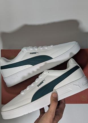 Белые кеды court running clean sneakers unisex puma