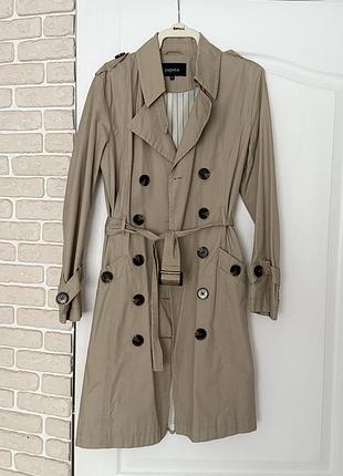 Бежевий тренч