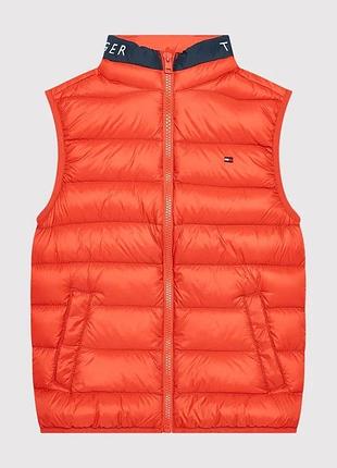 Легкий пуховий жилет, жилетка , безрукавка стандартного крою tommy hilfiger, оригінал