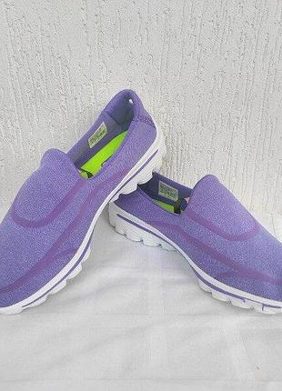 Мокасини текстильние skechers go walk р.38.5