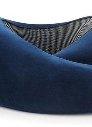 Подушка для путешествий подушка для поддержки шеи из пены с эффектом памяти синего цвета