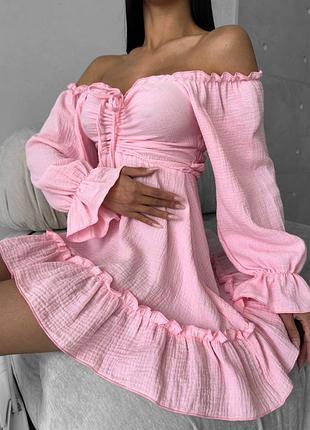 Муслиновое платье