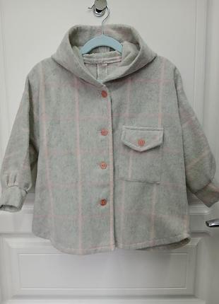 Рубашка теплая детская на девочку, возраст 3/4 года
оверсайз