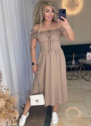 Женское платье миди разные цвета