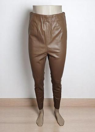 Брюки из экокожи zara, размер m