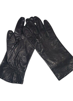 Кожаные, демисезонные перчатки