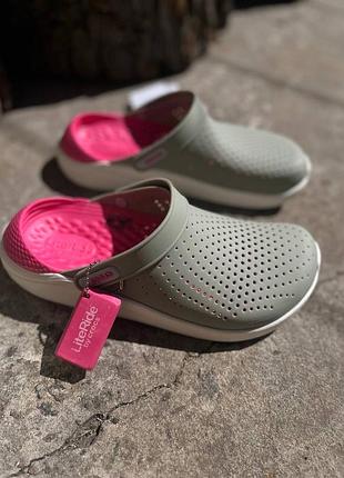 Crocs literide pearl жіночі крокси