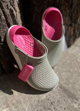 Crocs literide pearl стильні жіночі крокси