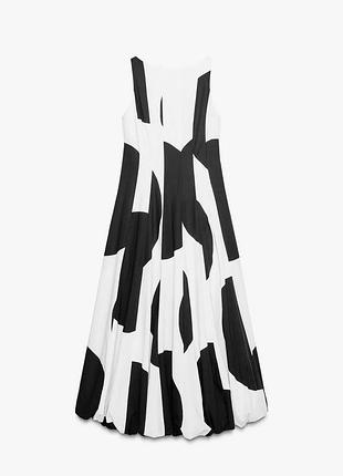 Сукня балон в горох zara new
