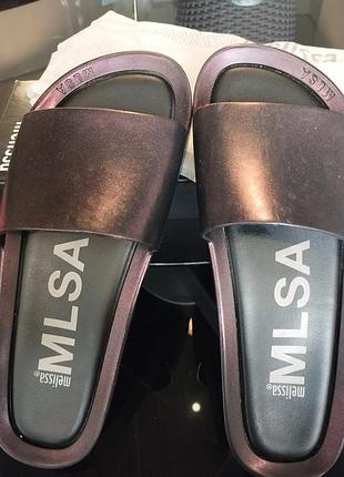 Шлепанцы melissa 40 размер. новые, в коробке! на узкую ногу