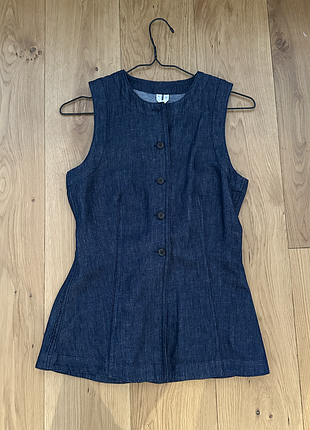 Нова джинсова безрукавка arket
