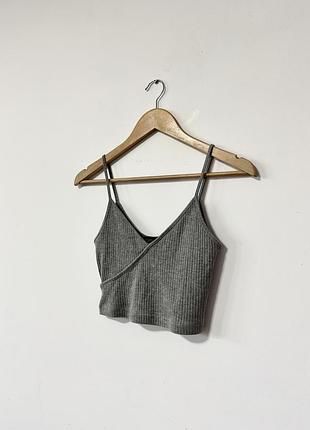 Базовий топ в рубчик topshop🌿