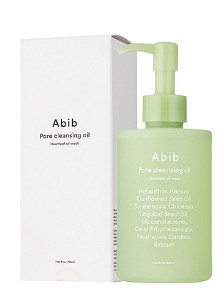 Гіппоалергенна гідрофільна олія з pha abib pore cleansing oil heartleaf oil-wash, 210 мл