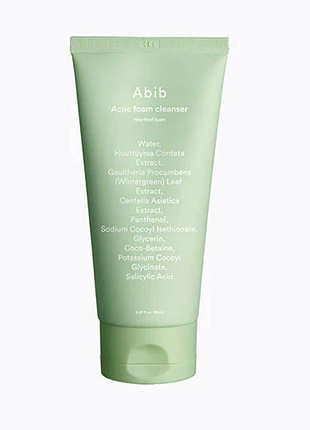 Пінка для вмивання abib acne foam cleanser heartleaf foam 150 ml