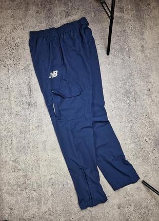 Нейлоновые cargo спортивные штаны new balance
