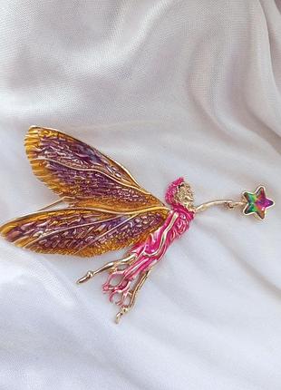 Дивовижна брошка фея по мотивам kirks folly