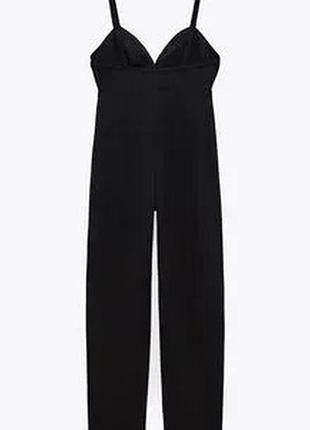 Чорний комбінезон zara