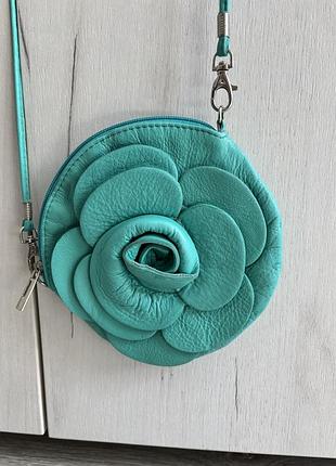 Італійська шкіряна сумочка -клатч crossbody колір ~vera pelle~