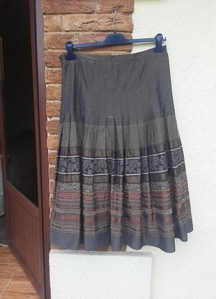 Бомбезная юбка на подкладке.швейцария