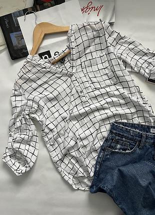 Жіноча літня блуза блузка m, біла святкова нарядна