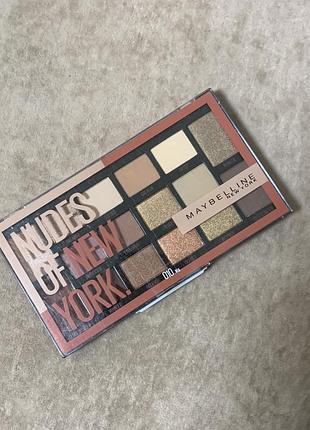 Maybelline палітра тіней для повік 16 відтінків нові