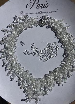 Кольє з натурального каменю