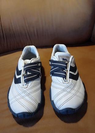 Кроссовки кожаные