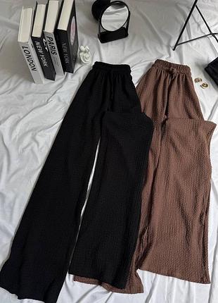 Жіночі штани палаццо жатка