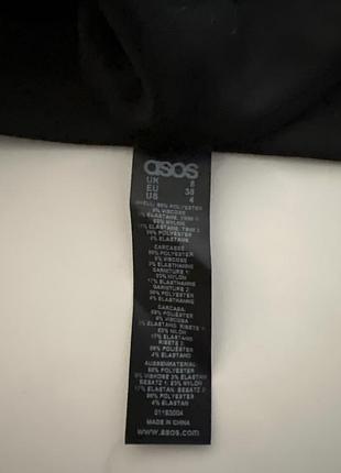Сукня вечірня чорна asos 38 розмір міді 9