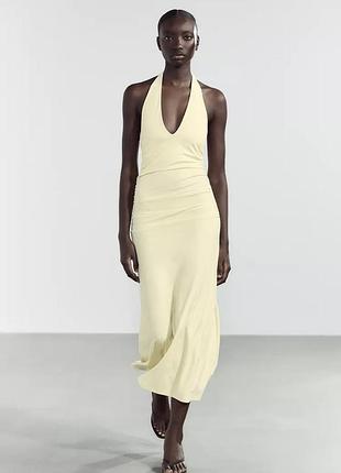 Сукня літня жовта зара