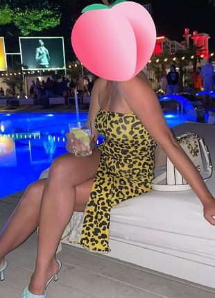 Дизайнерська сукня , леопардового принту