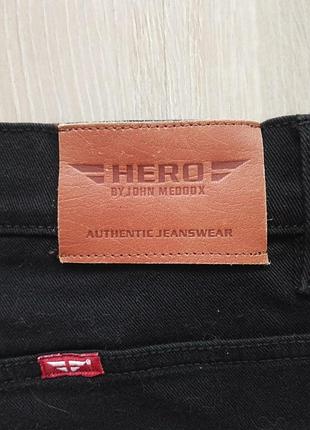 Джинсы hero by john meddox 99%cotton, размер 38/30, новые