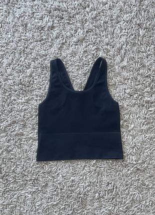 Спортивний топ в рубчик h&m xs розміру