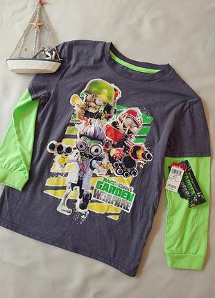 8л. лонгслив, футболка с длинным рукавом, новая