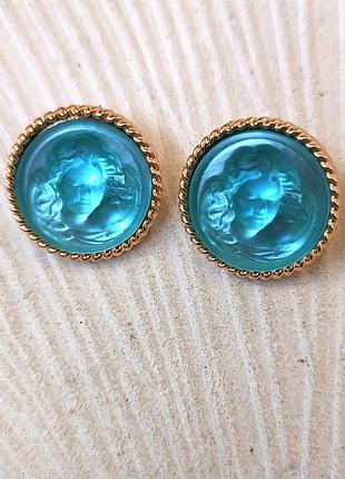 Серьги с маркировкой kirks folly " dream angel" 2 см, ангел