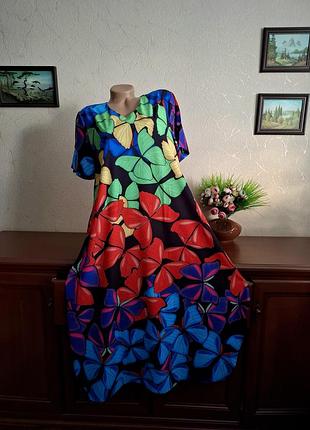 Яркое лето роскошное платье италия 50-62р