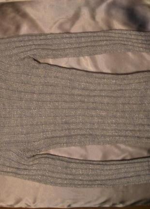 Брендовый свитер шерсть от van gils голландия голубой меланж3 фото