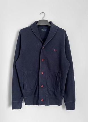 Fred perry кардиган вязаный свитер с горлом