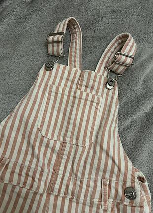 Комбінезон джинсовий літній denim co 3-4 роки 104 см на дівчинку