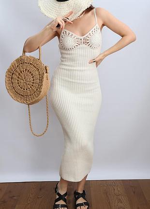 Неймовірна в'язана сукня h&m