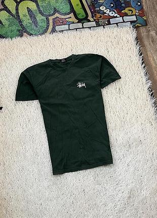 Футболка stussy м розмір зелена