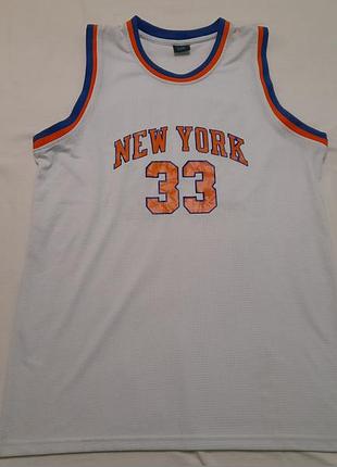 Майка баскетбольна в сітку фанатська - sport zone new york № 33 - м ,,, унісекс