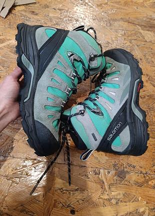Зимние трекинговые оригинальные ботинки salomon gore-tex
