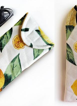 Стильний чохол для окулярів ручної роботи 8 кольорів handmade5 фото