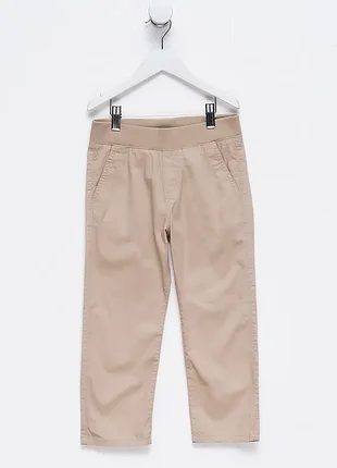 Коттоновые брюки на трикотажном поясе h&amp;m 110-116