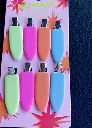 Заколки для волос, яркие, primark 8 шт