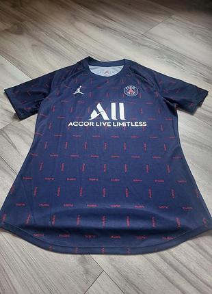 Оригінальна футболка nike jordan psg paris saint germain training jersey. розмір s.